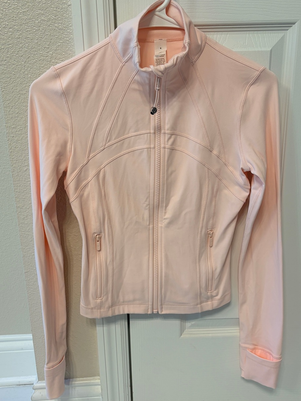 Lululemon Cropped Define Jacket Pink Pearl